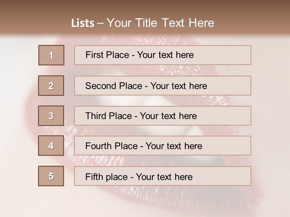 Joyful Sweet Emotion PowerPoint Template