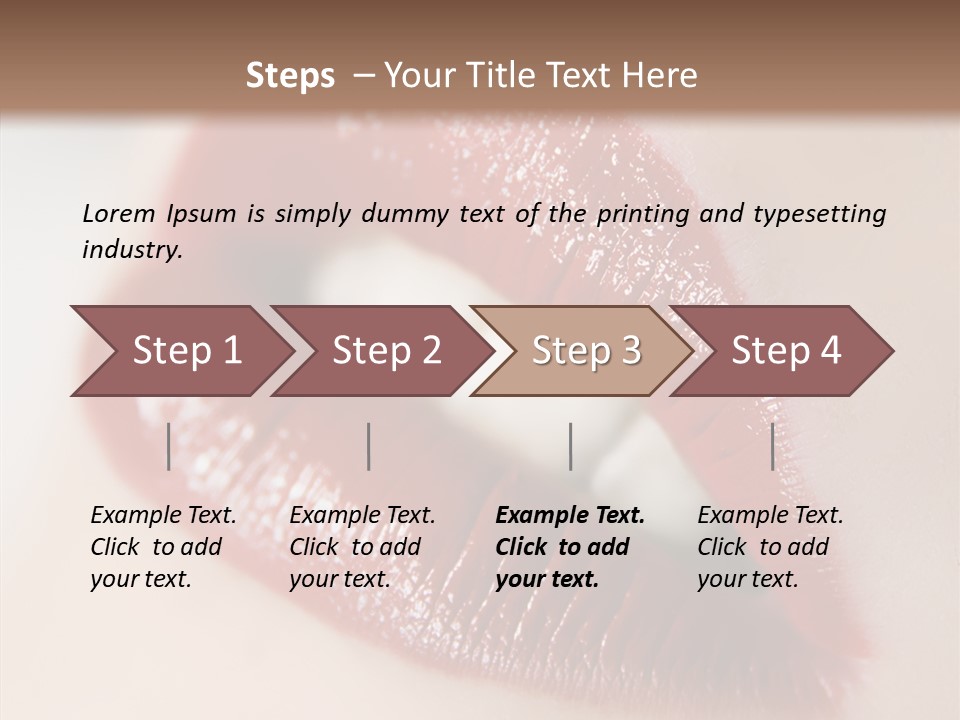 Joyful Sweet Emotion PowerPoint Template