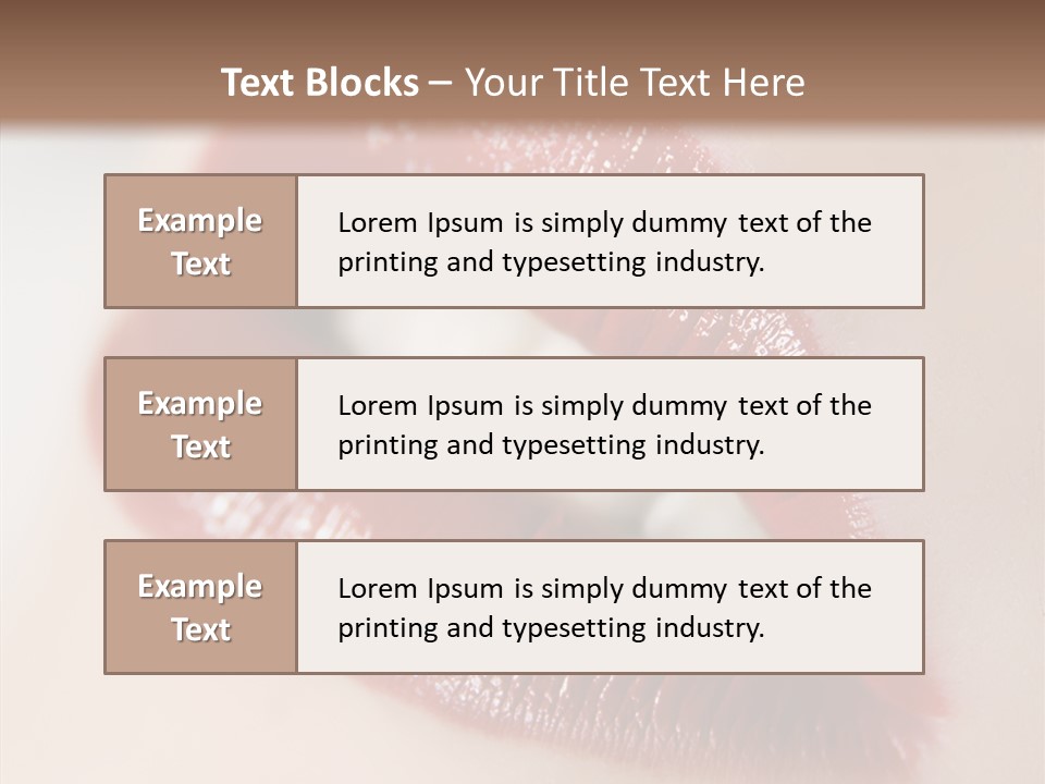 Joyful Sweet Emotion PowerPoint Template