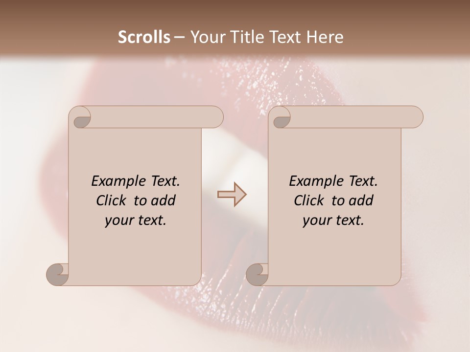 Joyful Sweet Emotion PowerPoint Template