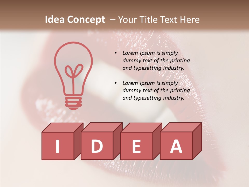 Joyful Sweet Emotion PowerPoint Template