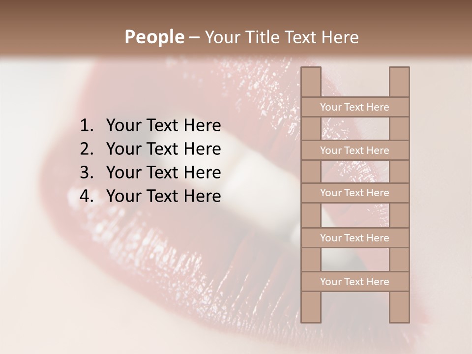 Joyful Sweet Emotion PowerPoint Template