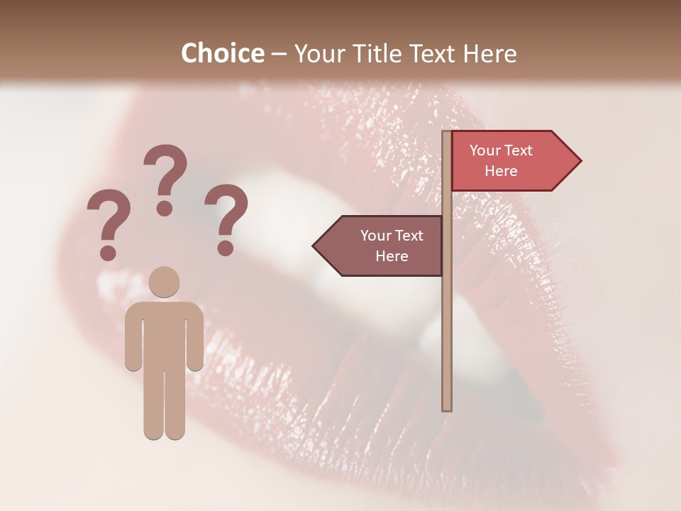 Joyful Sweet Emotion PowerPoint Template