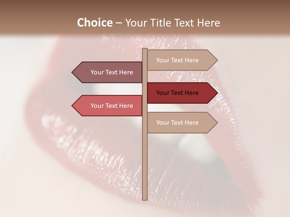 Joyful Sweet Emotion PowerPoint Template