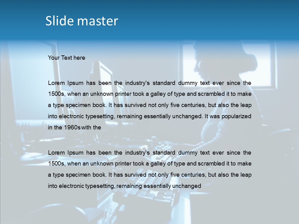 Laboratory Learning Young PowerPoint Template