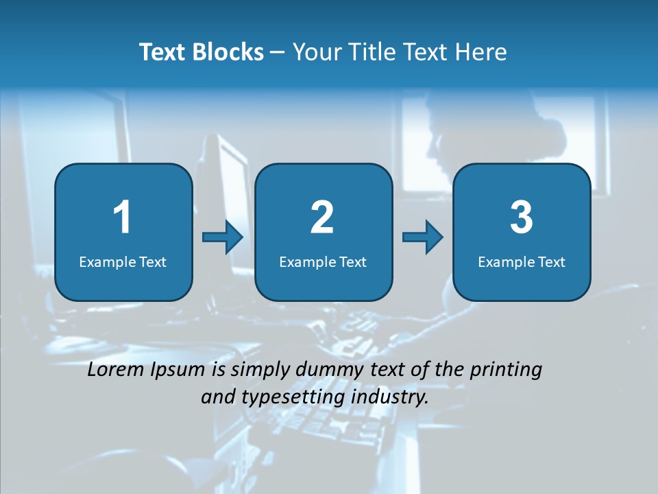 Laboratory Learning Young PowerPoint Template