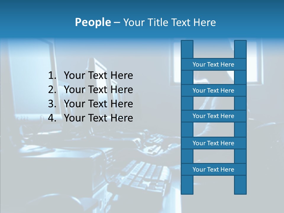 Laboratory Learning Young PowerPoint Template