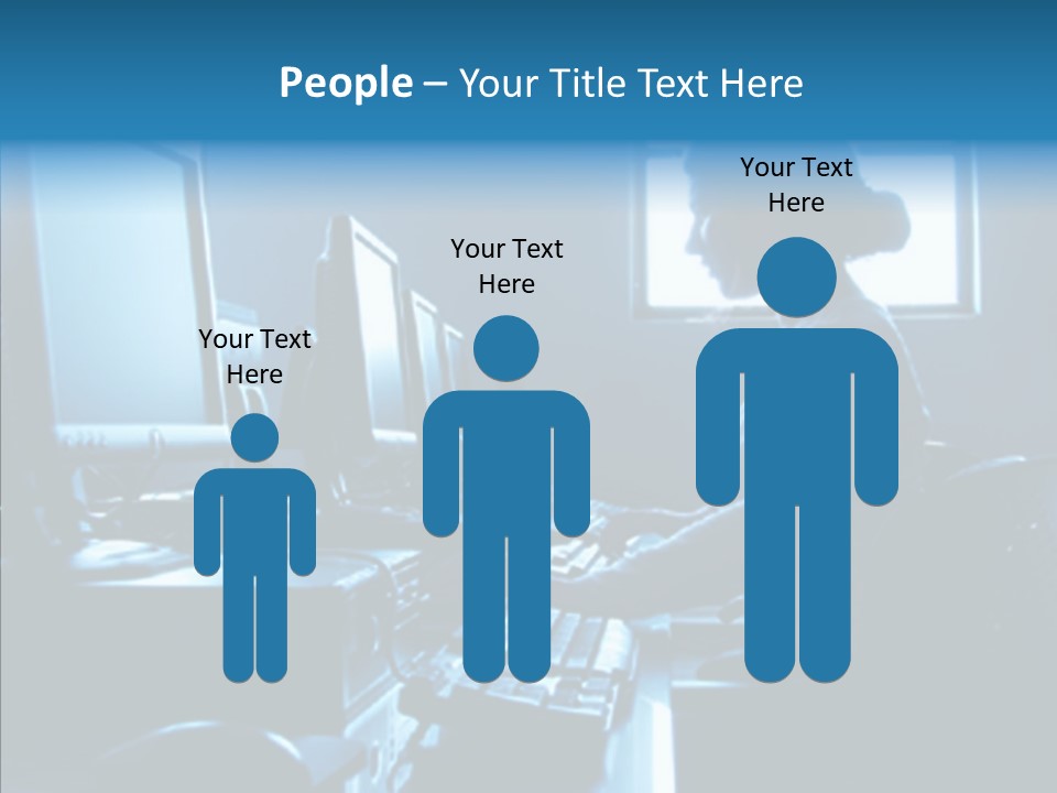 Laboratory Learning Young PowerPoint Template