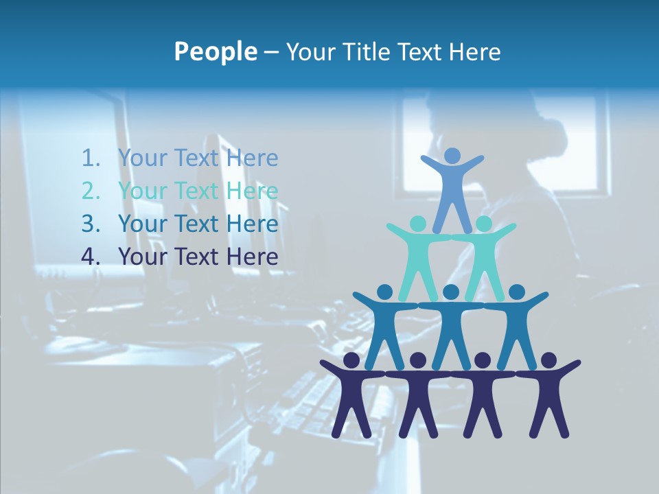 Laboratory Learning Young PowerPoint Template