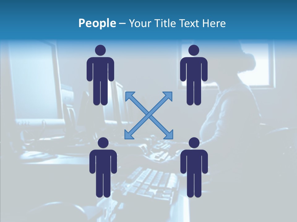 Laboratory Learning Young PowerPoint Template