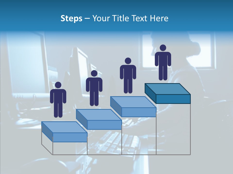 Laboratory Learning Young PowerPoint Template