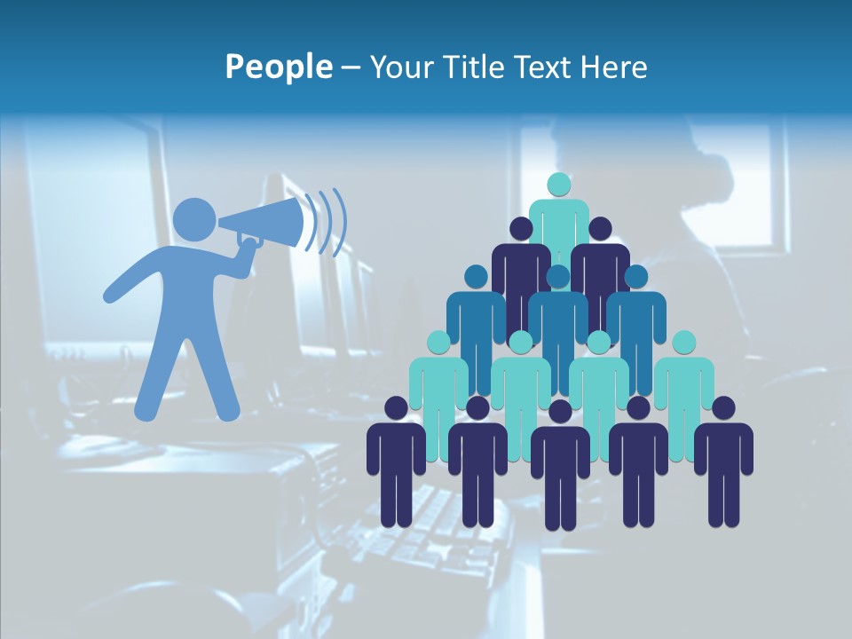 Laboratory Learning Young PowerPoint Template