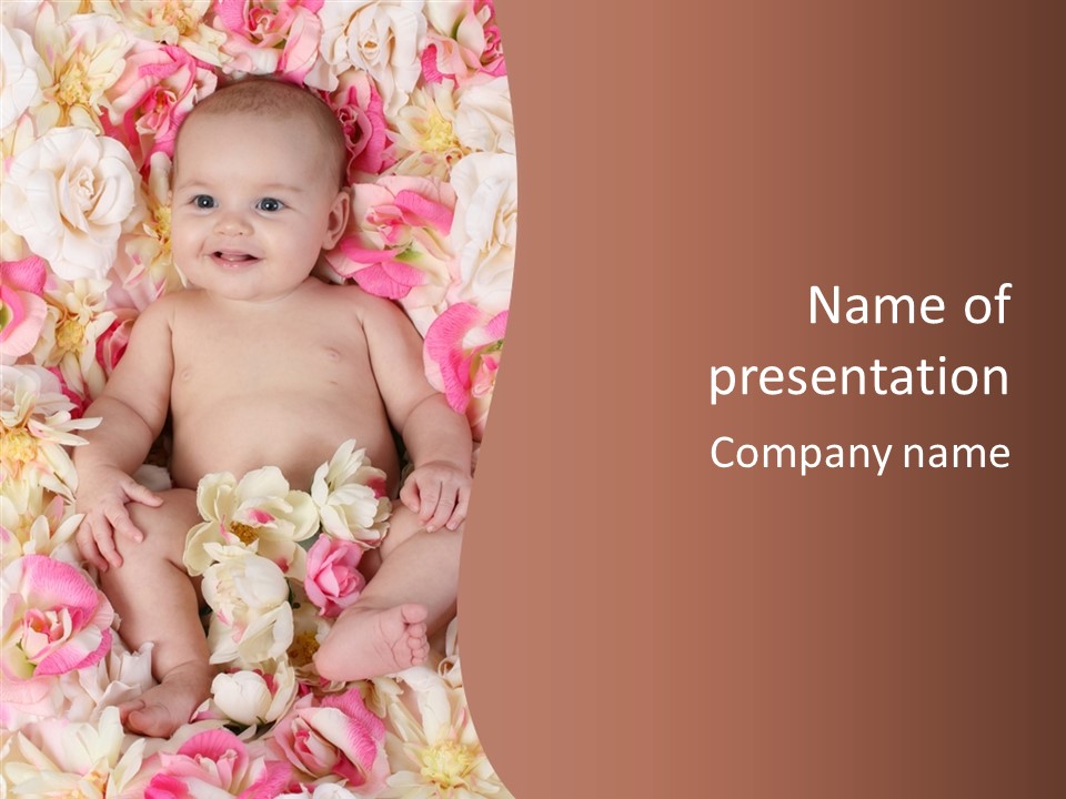 Studio Pink Lying PowerPoint Template