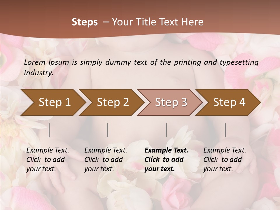 Studio Pink Lying PowerPoint Template