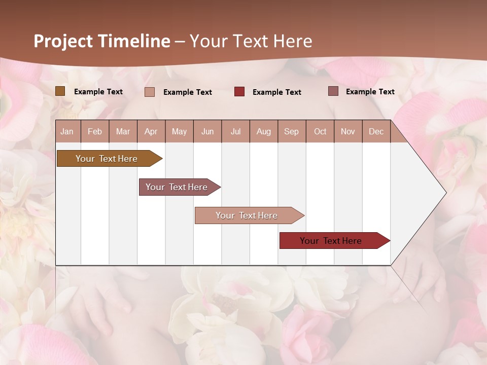 Studio Pink Lying PowerPoint Template