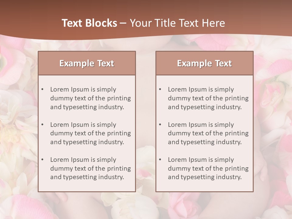 Studio Pink Lying PowerPoint Template