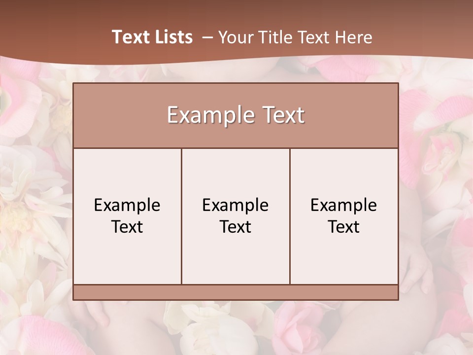 Studio Pink Lying PowerPoint Template