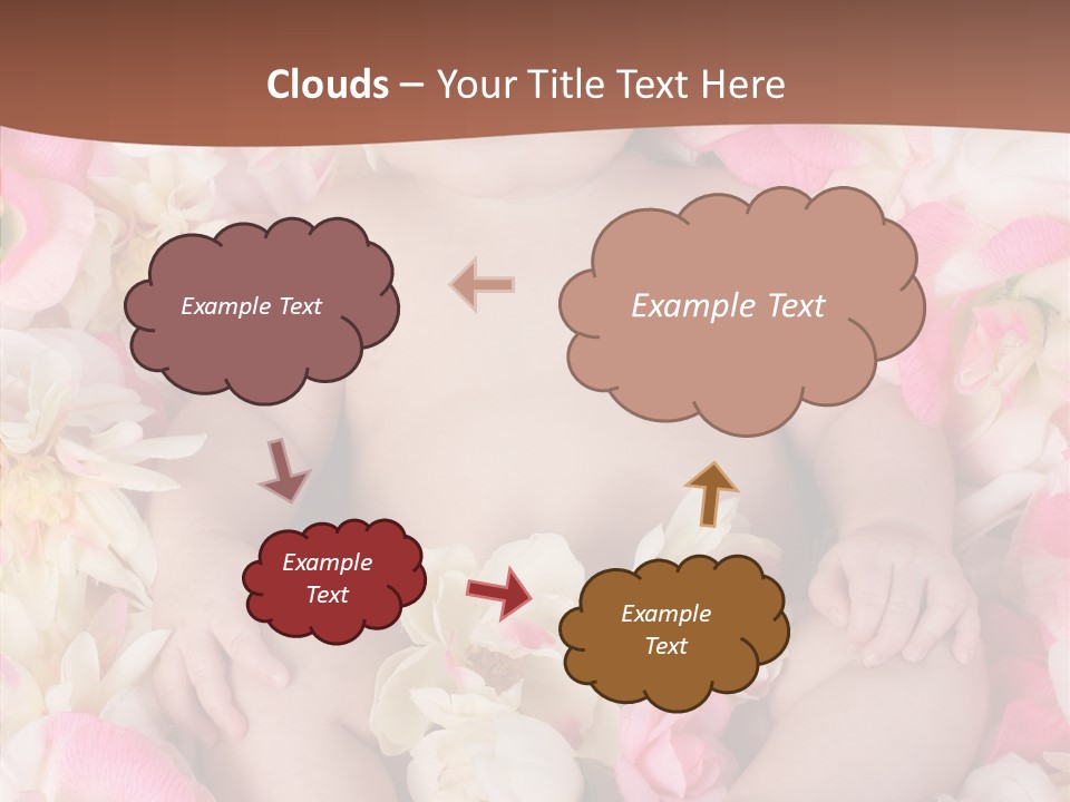 Studio Pink Lying PowerPoint Template