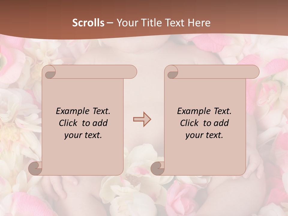 Studio Pink Lying PowerPoint Template