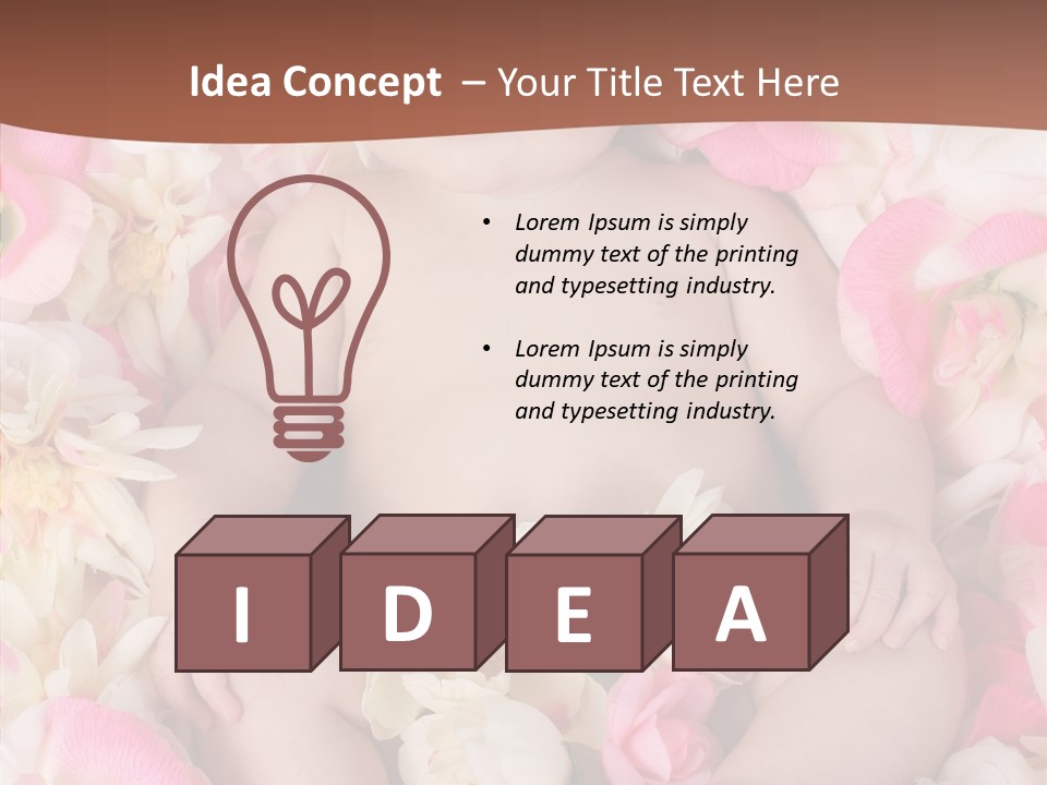 Studio Pink Lying PowerPoint Template