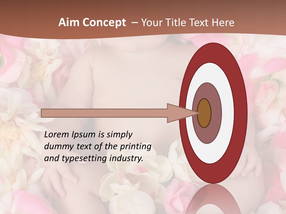 Studio Pink Lying PowerPoint Template