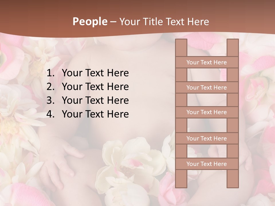 Studio Pink Lying PowerPoint Template