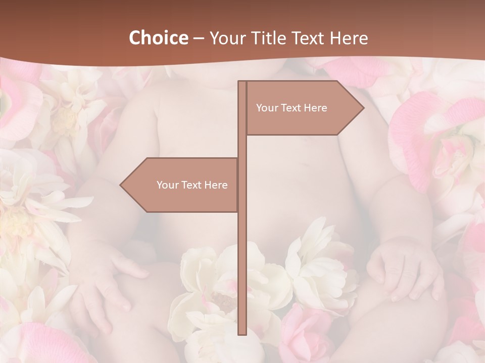 Studio Pink Lying PowerPoint Template