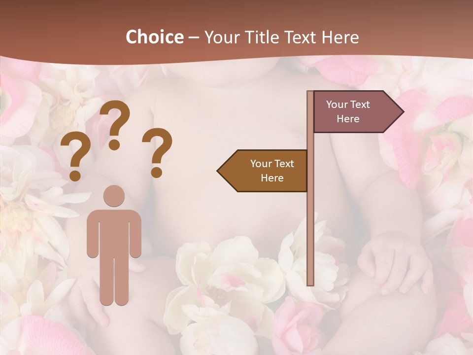 Studio Pink Lying PowerPoint Template