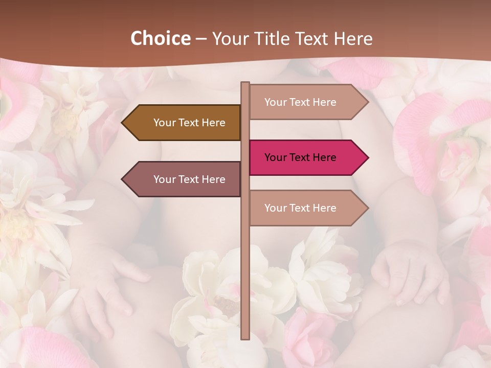 Studio Pink Lying PowerPoint Template