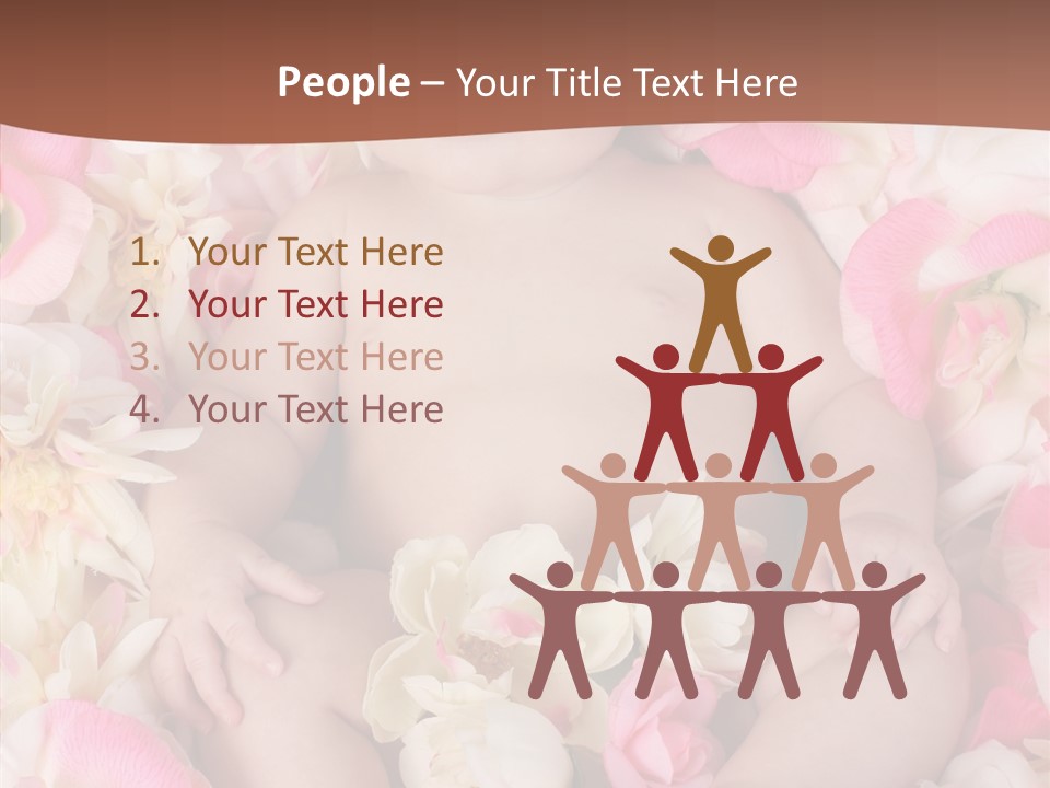 Studio Pink Lying PowerPoint Template