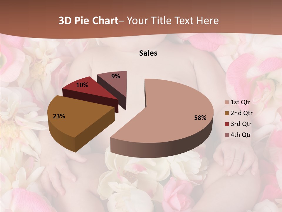 Studio Pink Lying PowerPoint Template