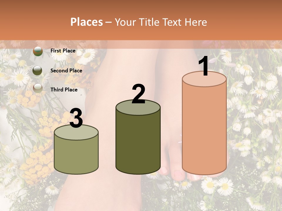 Natural Caucasian Seduce PowerPoint Template