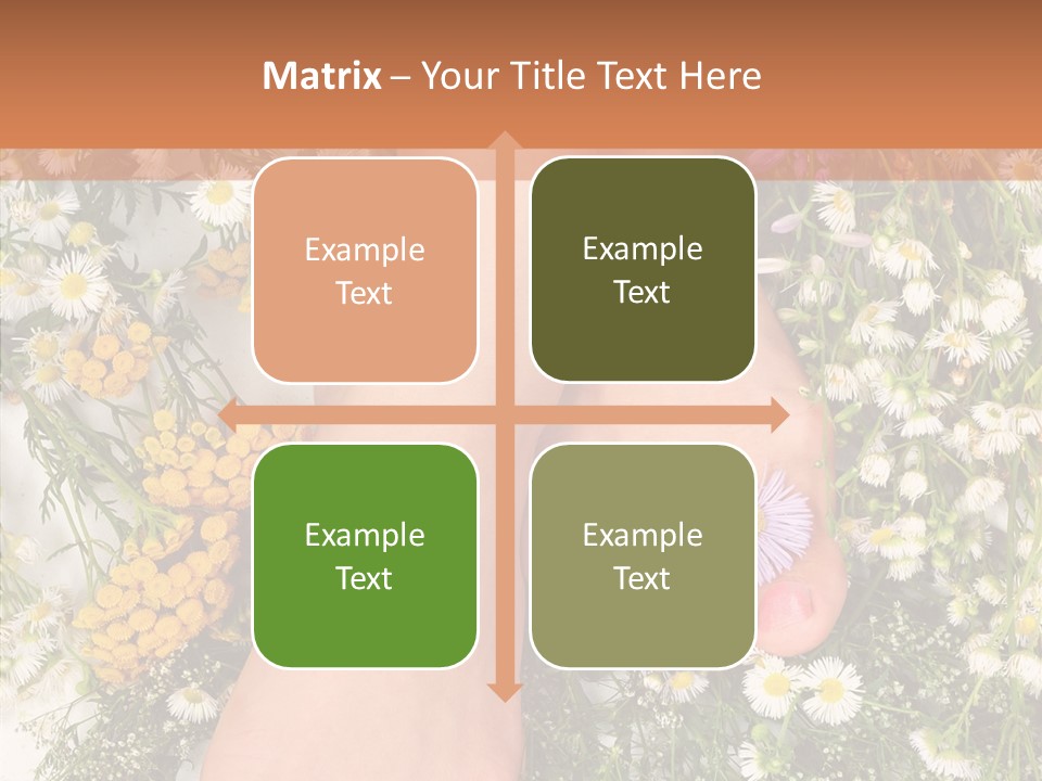 Natural Caucasian Seduce PowerPoint Template