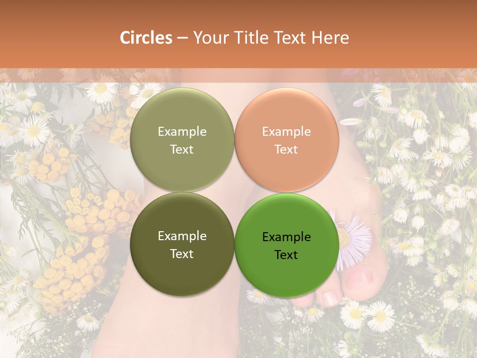 Natural Caucasian Seduce PowerPoint Template