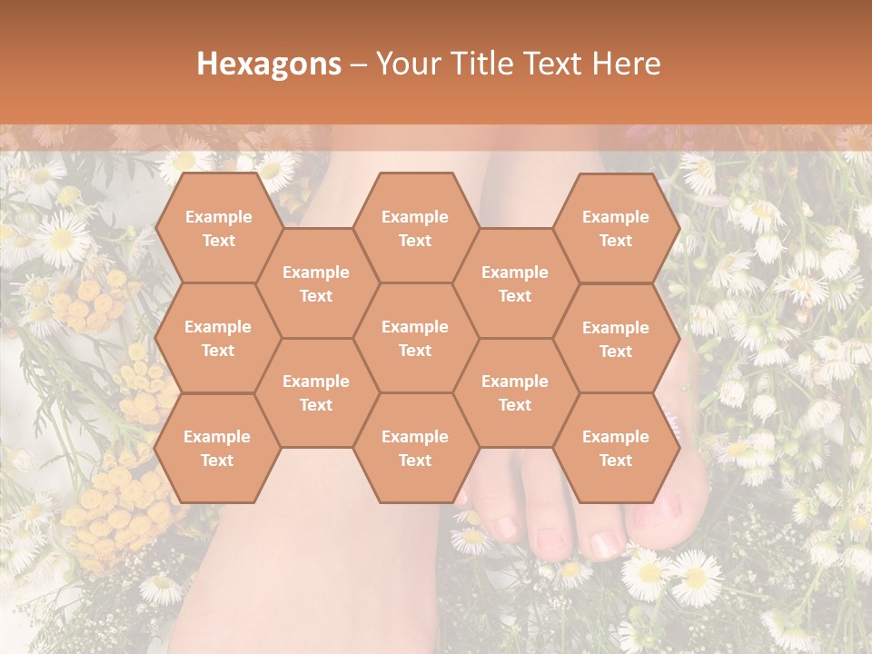 Natural Caucasian Seduce PowerPoint Template