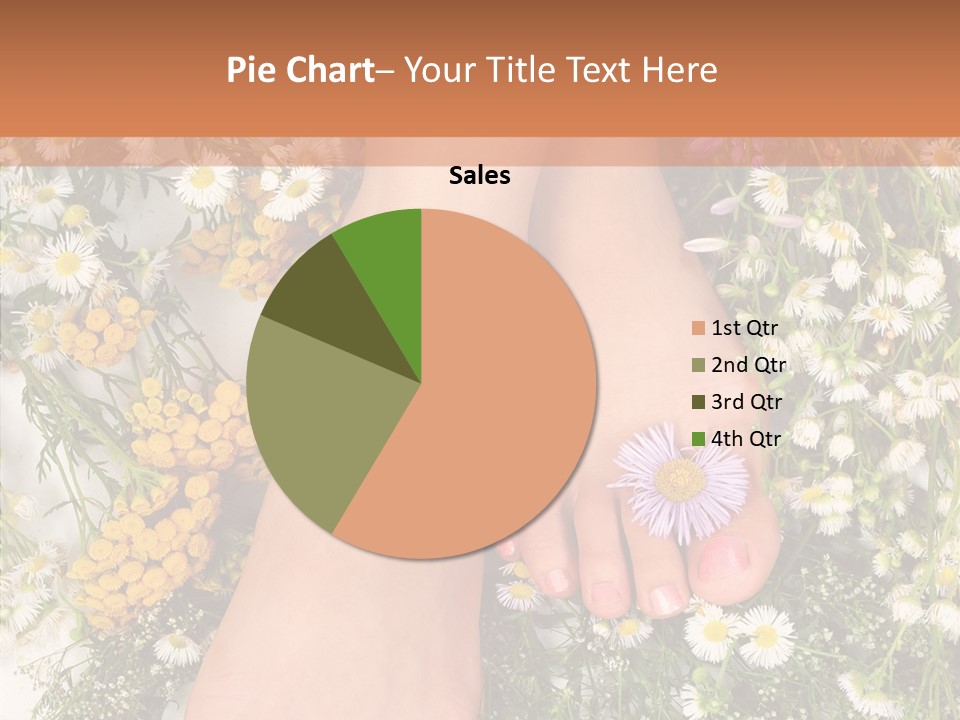 Natural Caucasian Seduce PowerPoint Template