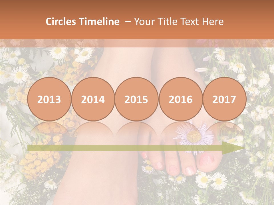 Natural Caucasian Seduce PowerPoint Template