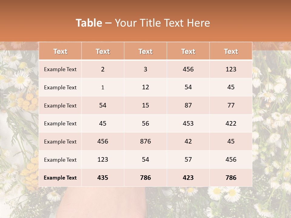 Natural Caucasian Seduce PowerPoint Template