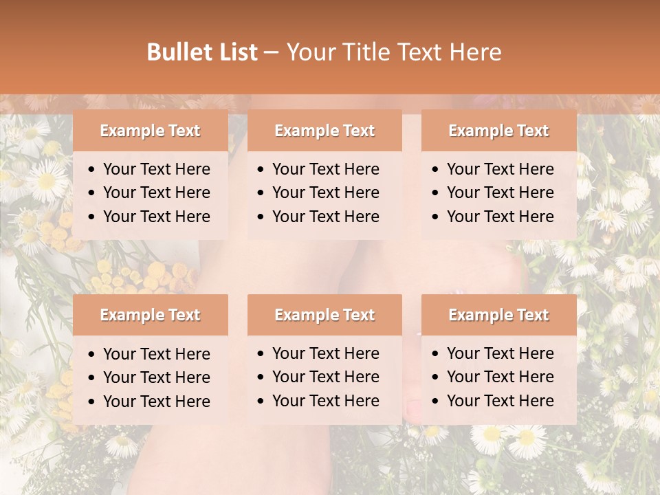 Natural Caucasian Seduce PowerPoint Template