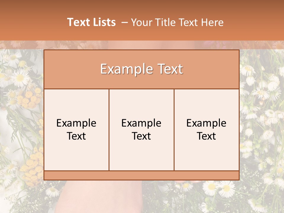 Natural Caucasian Seduce PowerPoint Template
