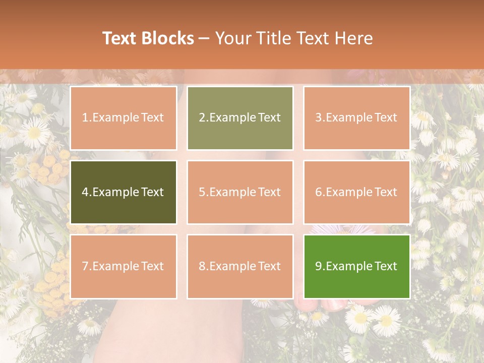 Natural Caucasian Seduce PowerPoint Template