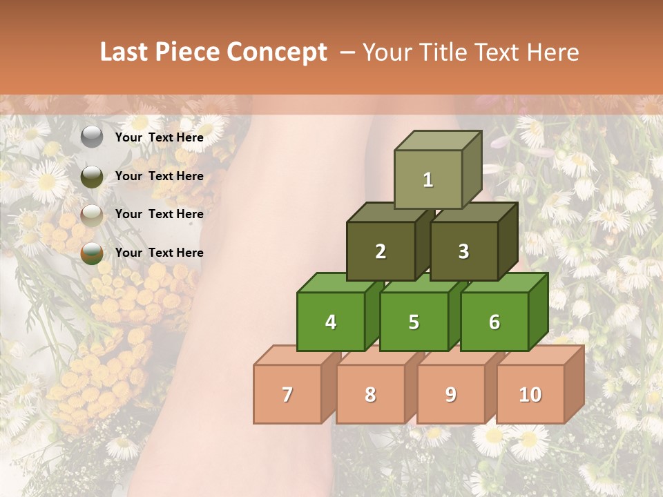 Natural Caucasian Seduce PowerPoint Template