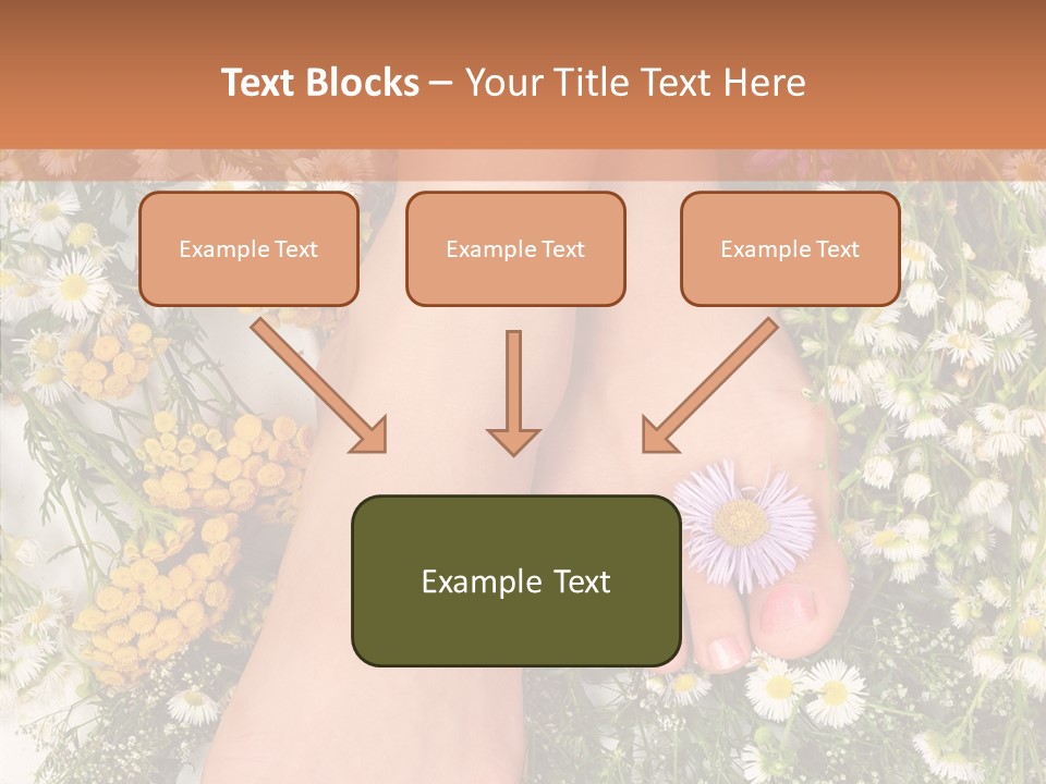 Natural Caucasian Seduce PowerPoint Template