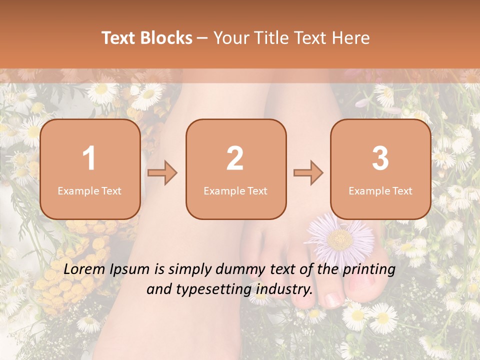 Natural Caucasian Seduce PowerPoint Template