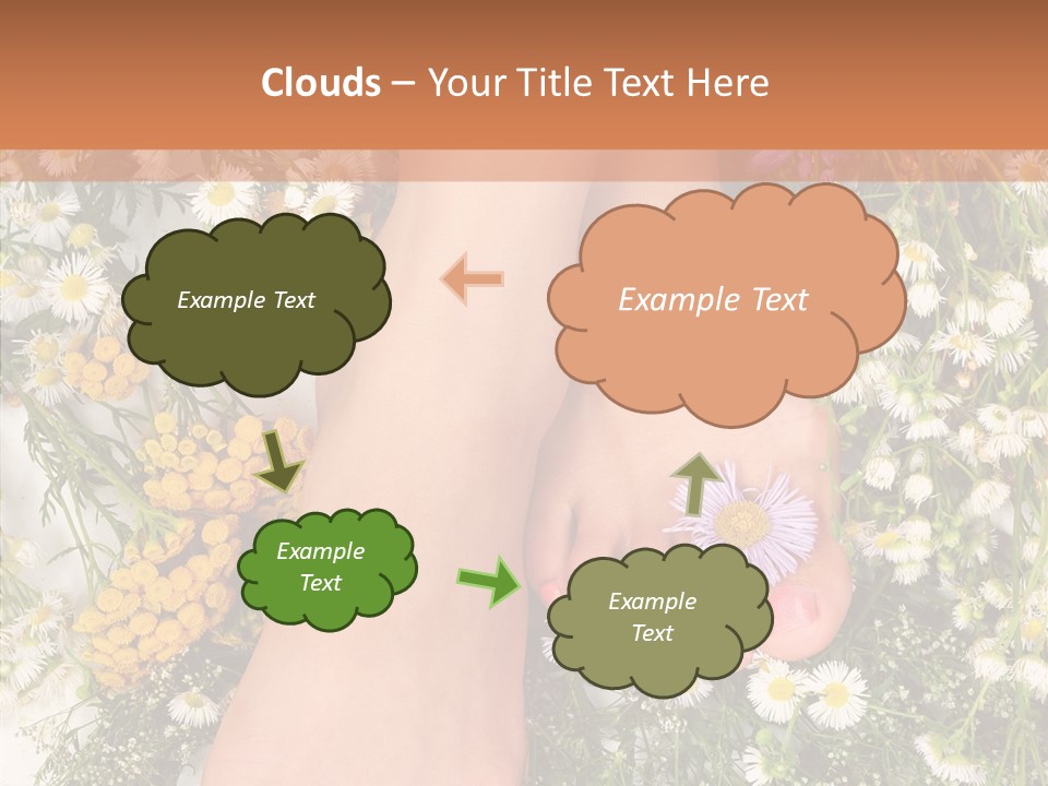 Natural Caucasian Seduce PowerPoint Template