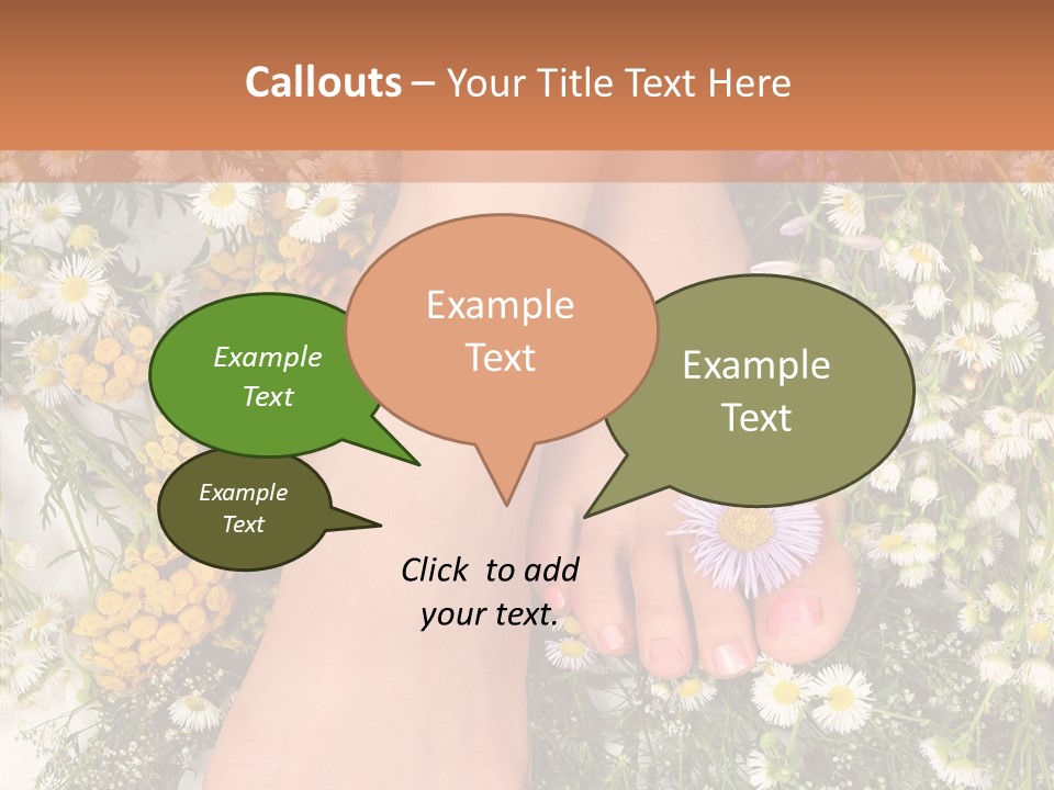 Natural Caucasian Seduce PowerPoint Template
