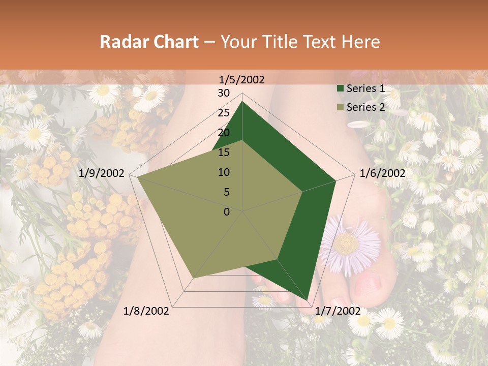 Natural Caucasian Seduce PowerPoint Template