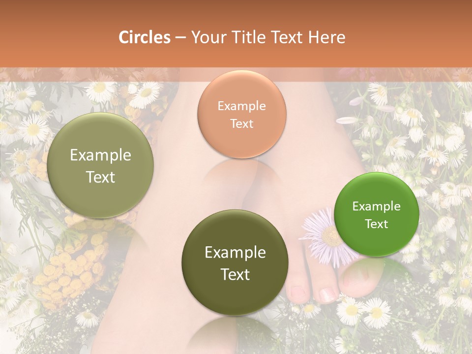 Natural Caucasian Seduce PowerPoint Template