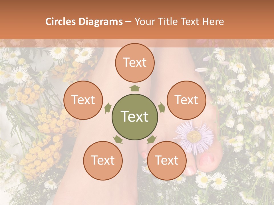 Natural Caucasian Seduce PowerPoint Template