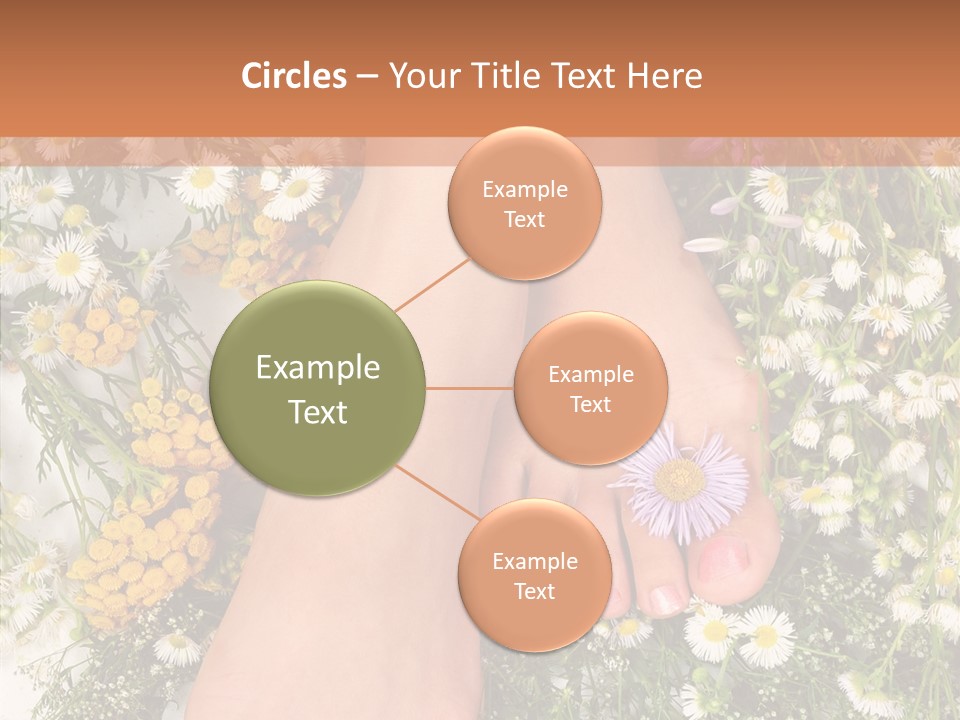 Natural Caucasian Seduce PowerPoint Template